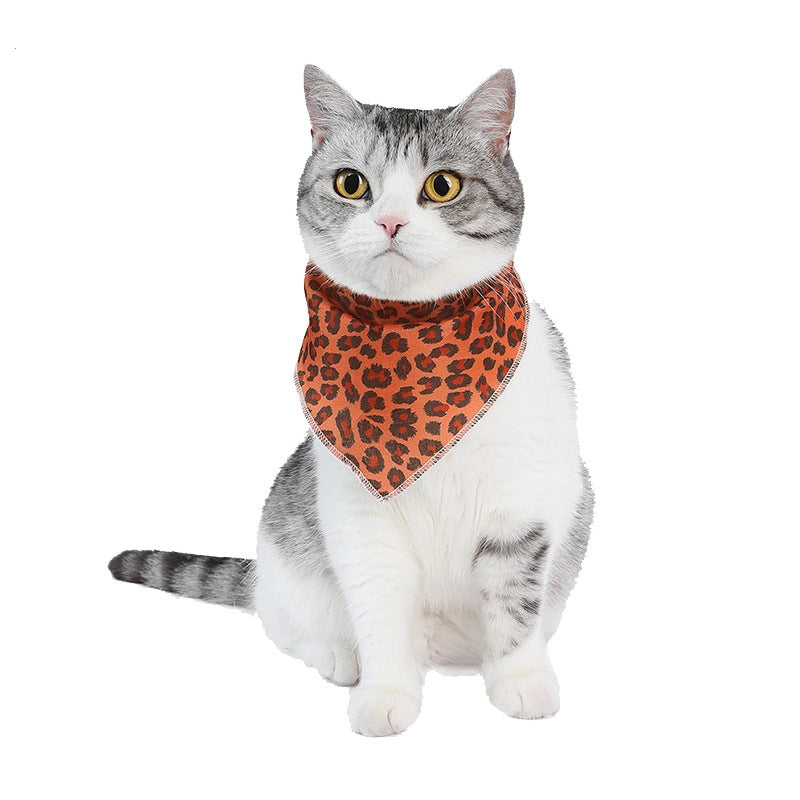 Halloween pet bib bandana  dog saliva towel Thanksgiving pet triangle cat scarf bib（Buy one and get one free）