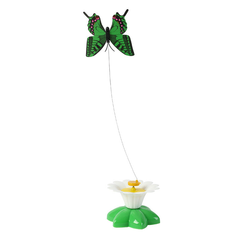 Smart Automatic Rotate Cat Funny Flying Bird Butterfly Cat Toys